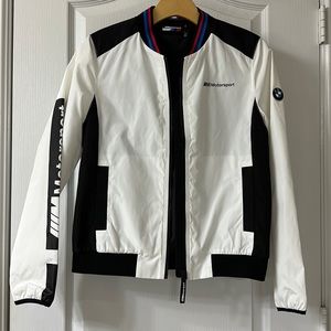 BMW White and Black Women's Jacket